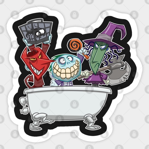 Trick or Treat! Sticker by NSaabye